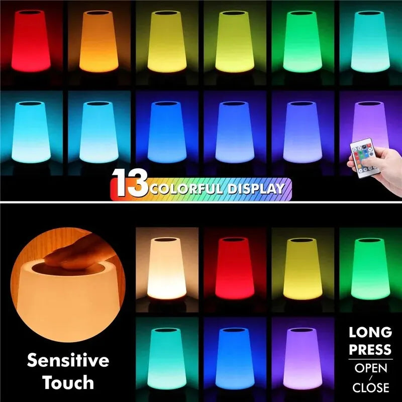 Color Changing Night Light with Remote Control