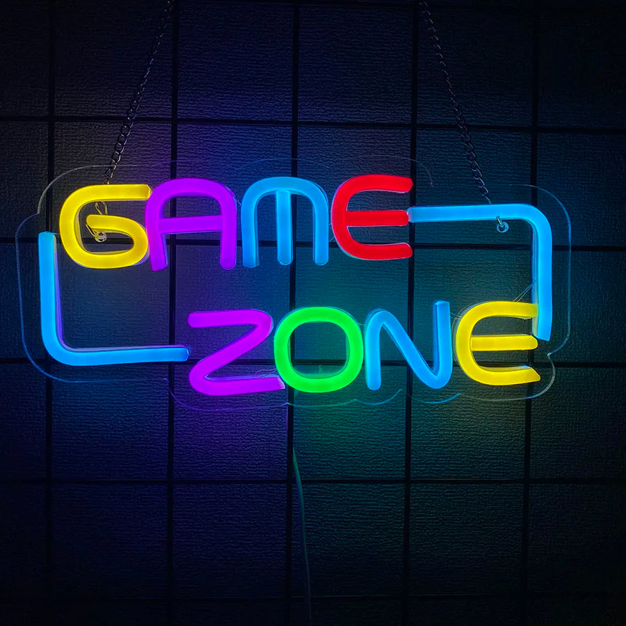 🎮 Game Zone Neon Light