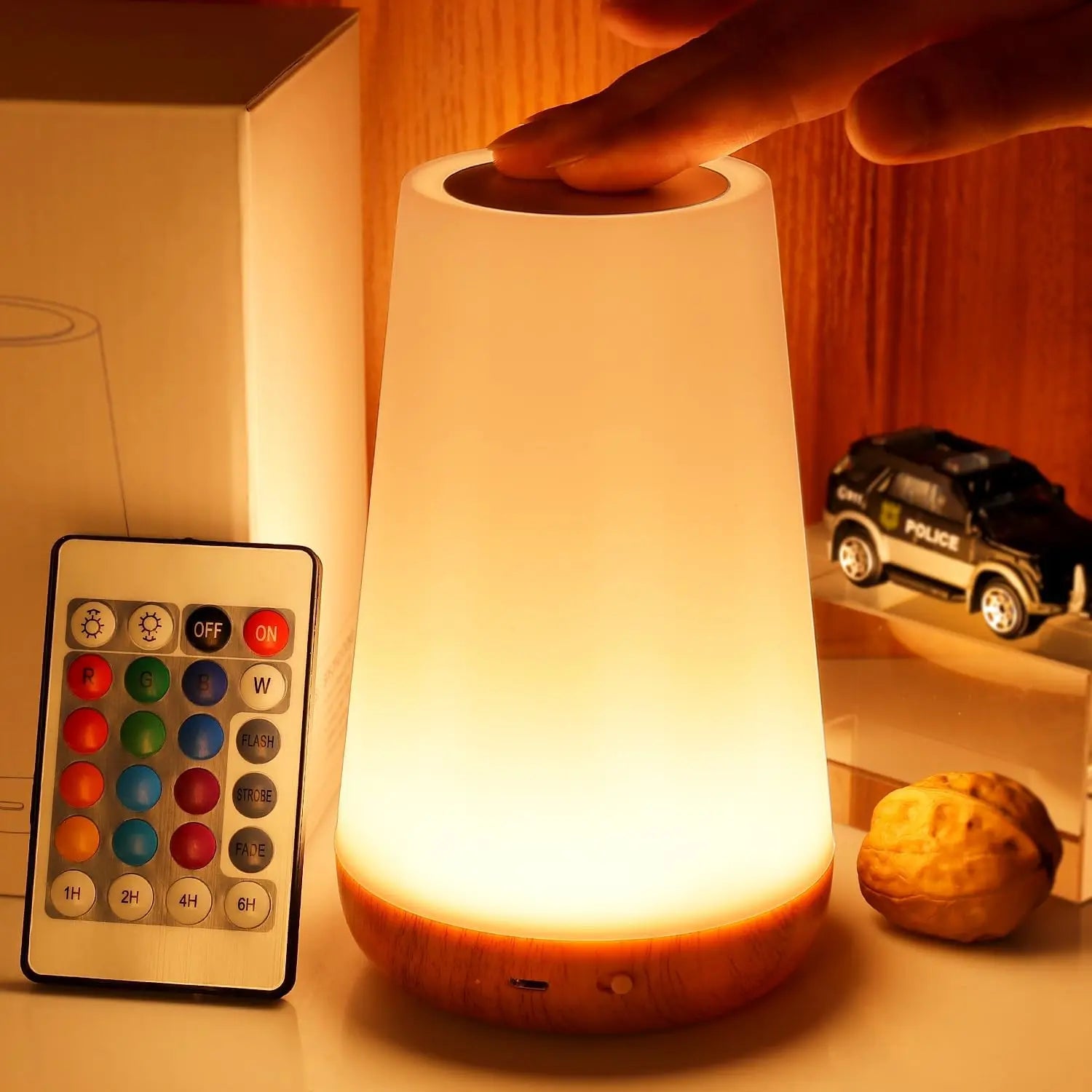 Color Changing Night Light with Remote Control